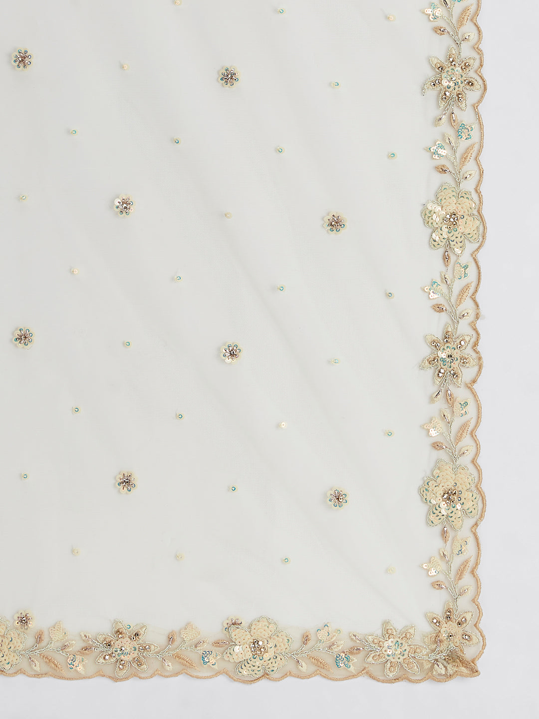House of Panchhi Turquoise Blue Georgette Sequins And Thread Embroidery Lehenga Choli & Dupatta - Distacart