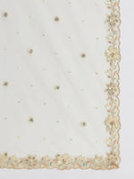 Thumbnail for House of Panchhi Turquoise Blue Georgette Sequins And Thread Embroidery Lehenga Choli & Dupatta - Distacart