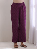 Thumbnail for trueBrowns Dark Green Dobby Sleeveless Kurta Pant Set - Distacart