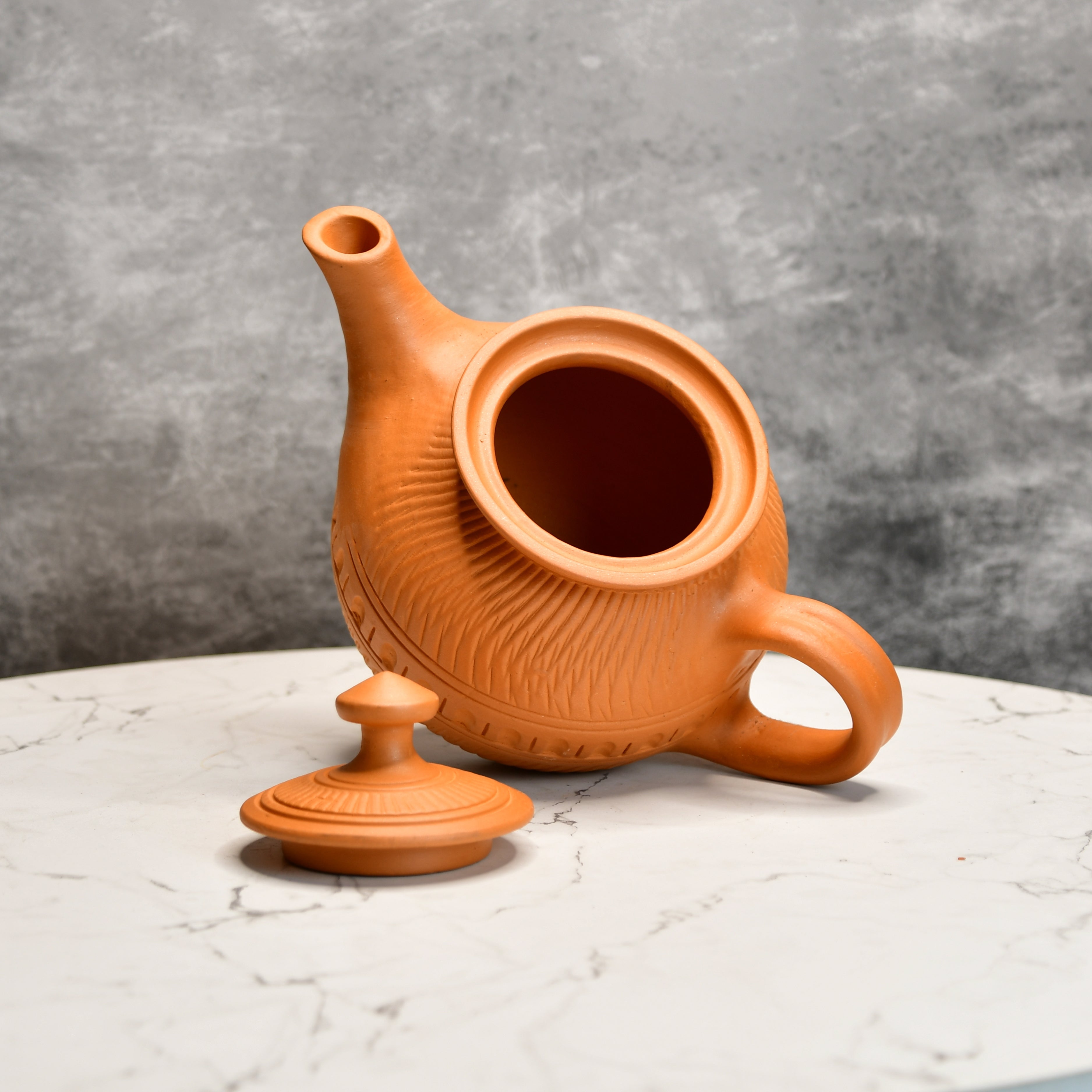 Sowpeace Premium Large Terracotta Kettle for Tea and Coffee