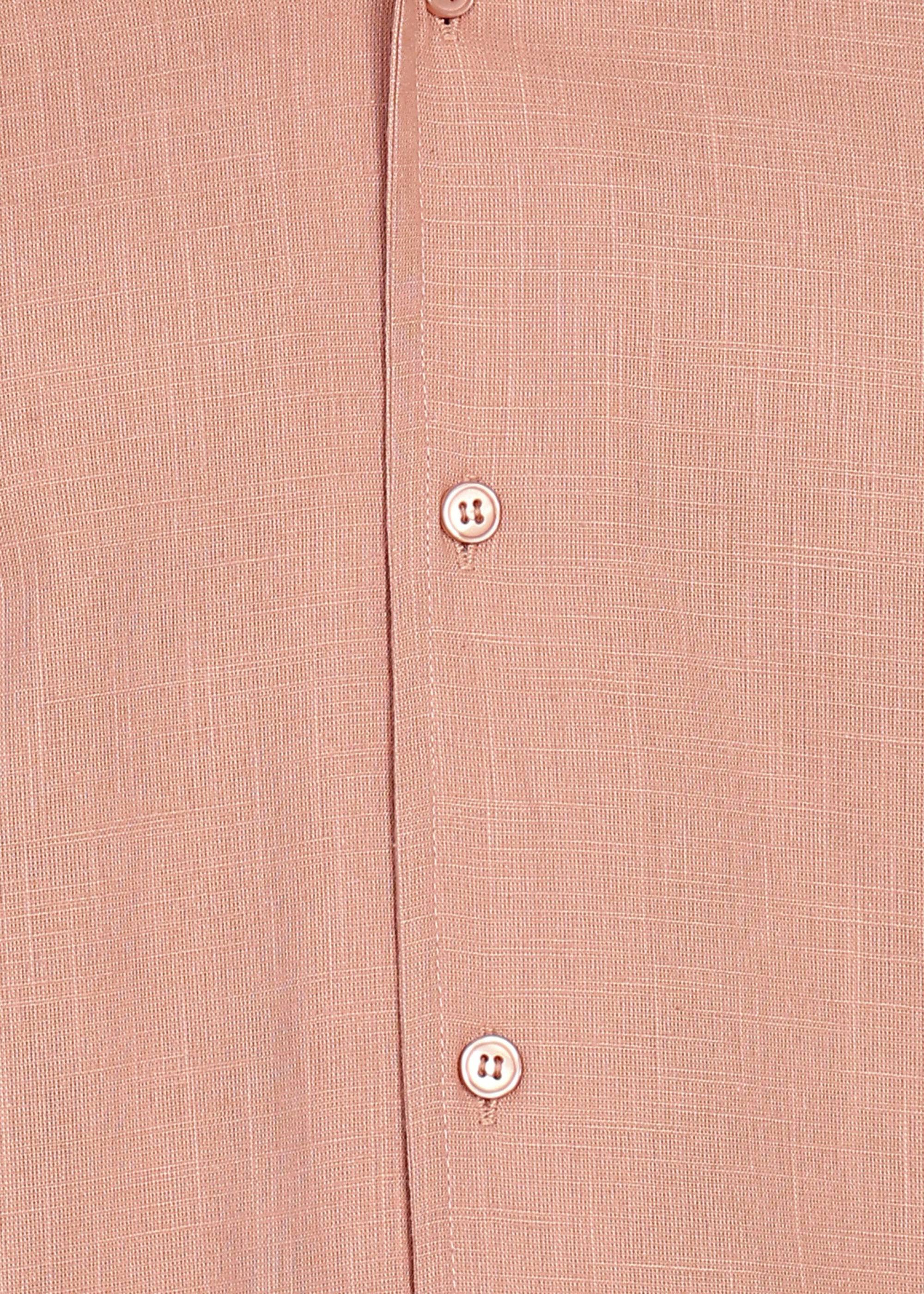 Fabmade Men’S Peach Linen Co-Ord Set - Distacart
