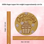Thumbnail for confect congratulations toppers for cakes cupcakes cake decorations supplies 100gms ct 05