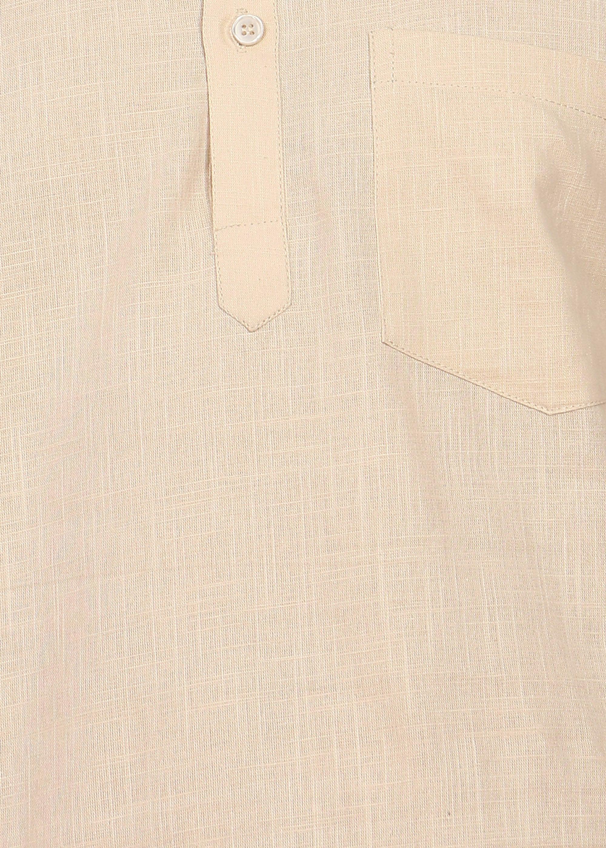 Fabmade Ivory Ease Short Kurta Co-Ord Set - Distacart