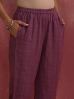 Thumbnail for trueBrowns Sky Blue Cotton Dobby Kurta Set - Distacart