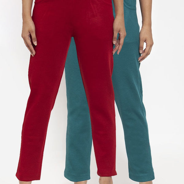 TAG 7 Women Pack of 2 Solid Leggings - Distacart