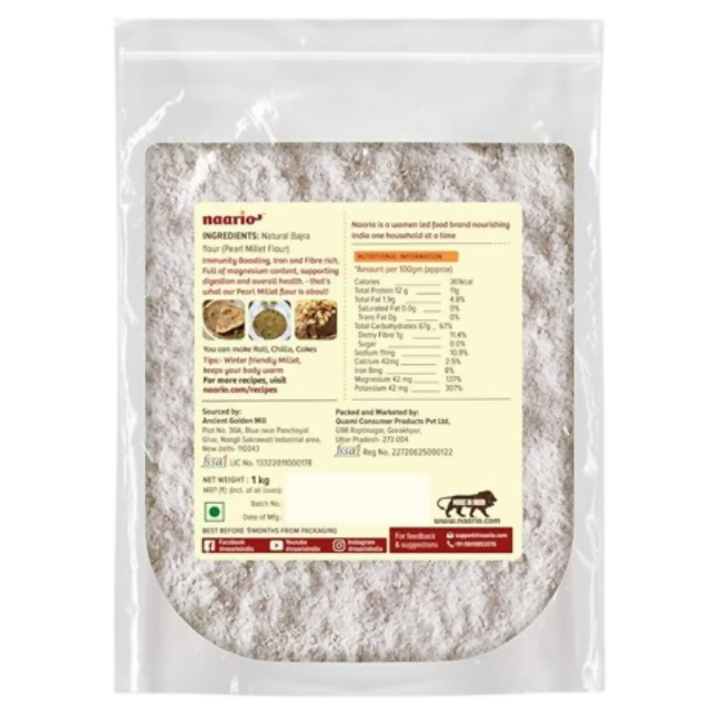 Naario Bajra atta 100% Organic Millet Flour - Dista