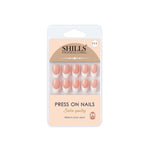 Thumbnail for shills professional reusable press on nails french oval spn711