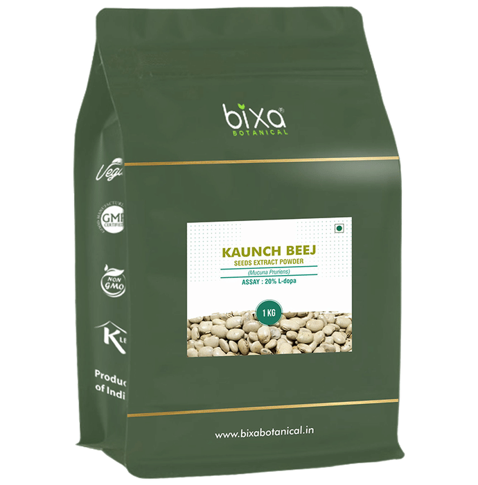 Bixa Botanical Kauch Beej Seeds Extract Powder 20% L-Dopa