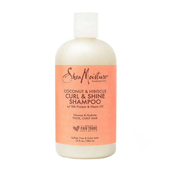 Shea Moisture Coconut & Hibiscus Curl & Shine Shampoo - Distacart