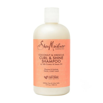 Shea Moisture Coconut & Hibiscus Curl & Shine Shampoo - Distacart