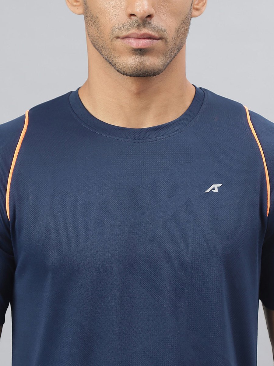 Alcis Round Neck Slim Fit Anti-Static T-Shirt - Distacart