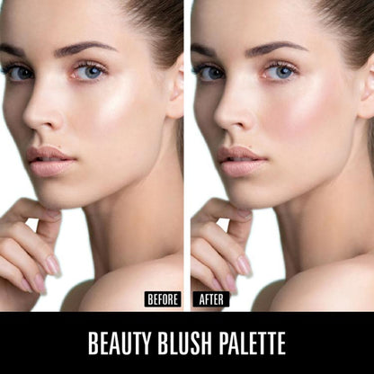 Matt Look Beauty Blush Palette - 02 - Distacart