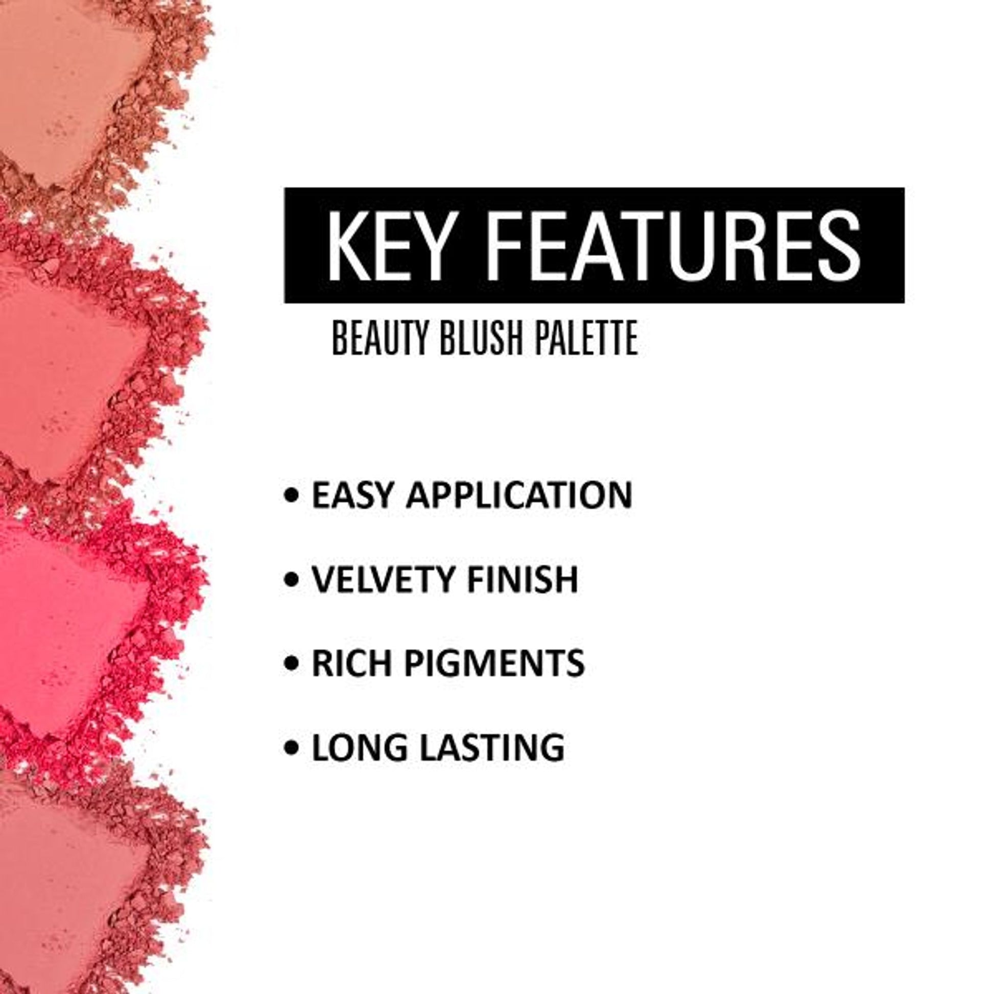 Matt Look Beauty Blush Palette - 02 - Distacart