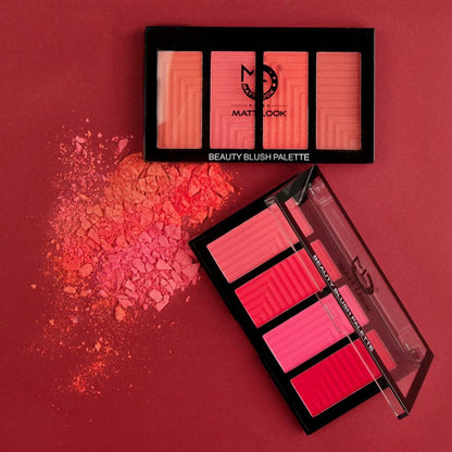 Matt Look Beauty Blush Palette - 02 - Distacart