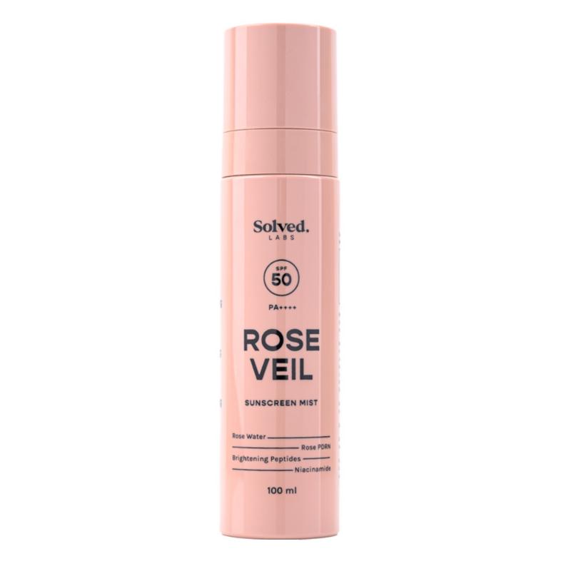 Solved Labs Rose Veil SPF 50 Sunscreen Rose Mist - Distacart