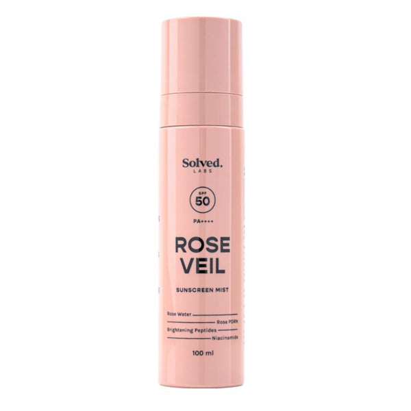 Solved Labs Rose Veil SPF 50 Sunscreen Rose Mist