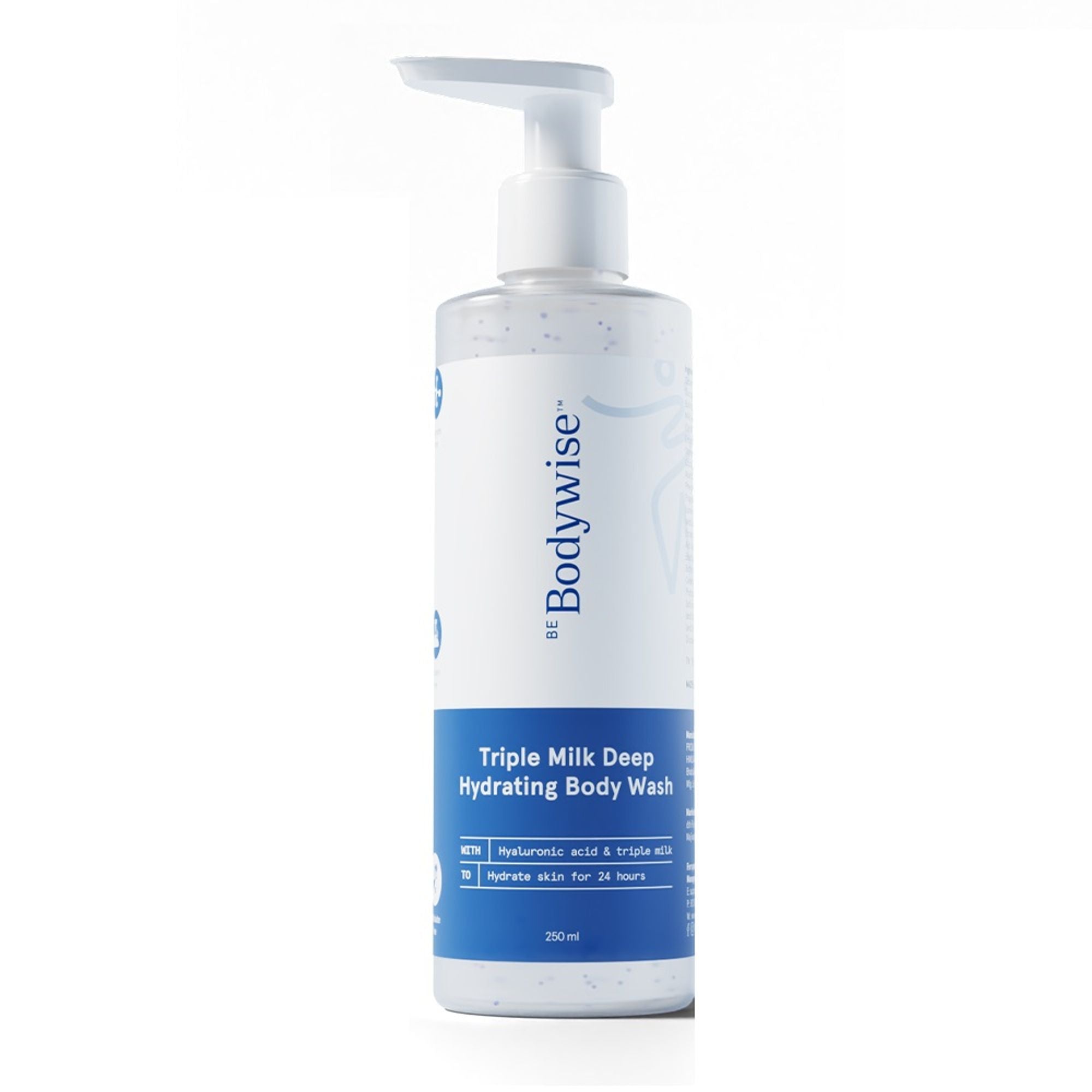 BeBodywise Triple Milk Deep Hydrating Body Wash - For Dry & Dehydrated Skin - Dista