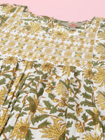 Thumbnail for Anouk Women Ethnic Motifs Embroidered Empire Pure Cotton Kurta with Trousers & With Dupatta