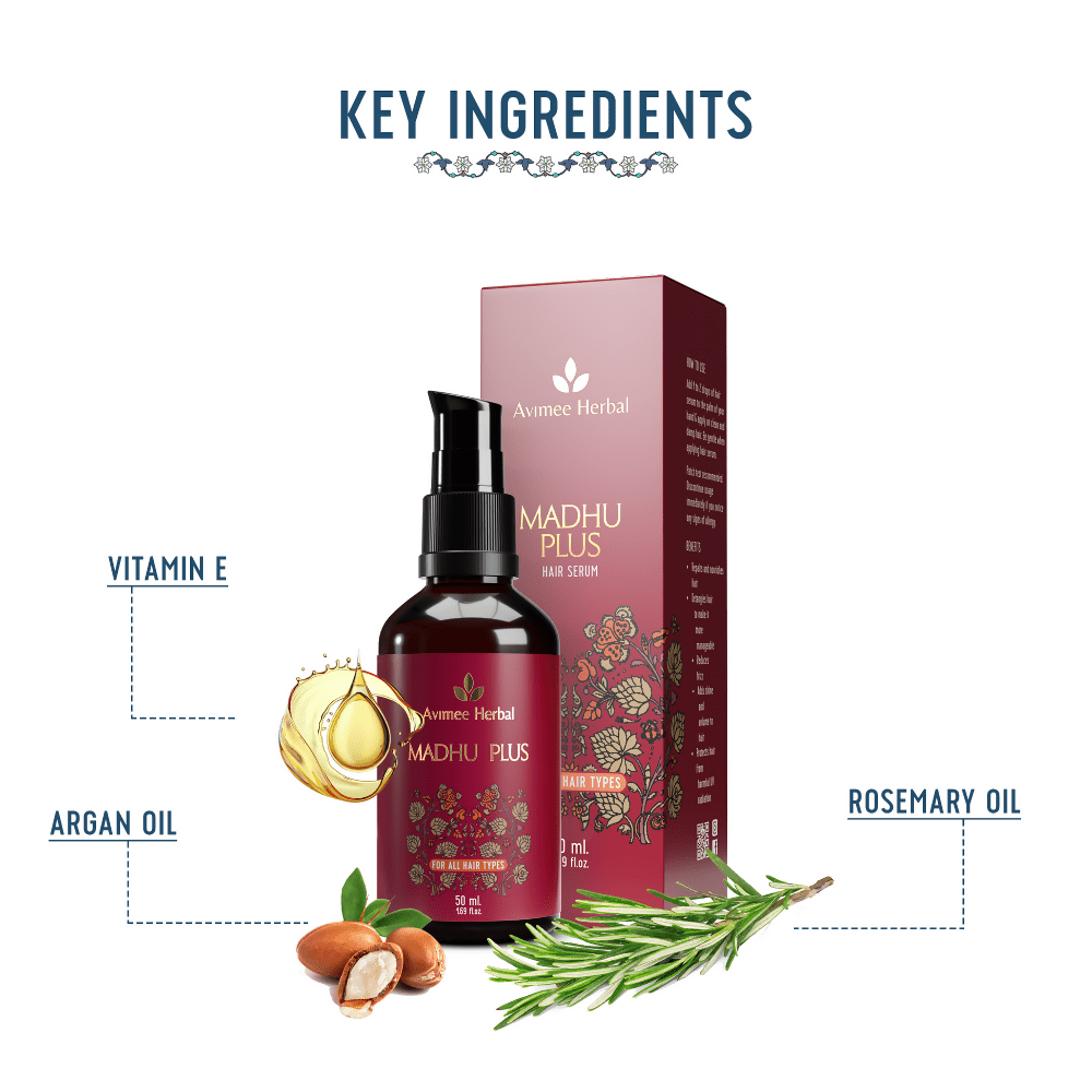 Avimee Herbal Madhu Plus Hair Serum - Distacart