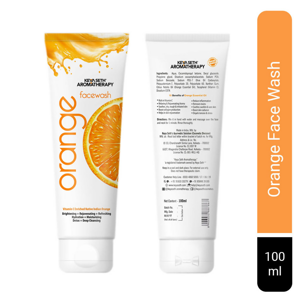 Keya Seth Aromatherapy Orange Face Wash - Distacart