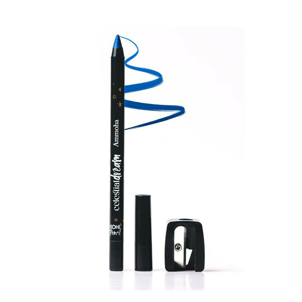 Ammoha Cosmetics Super Blue waterproof Kohl Pencil - Distacart