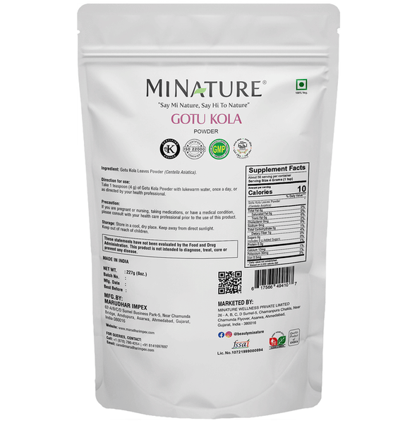 Minature Gotukola Organic Powder