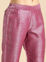 Thumbnail for Anouk Women Ethnic Floral Regular Kurti With Trousers - Distacart