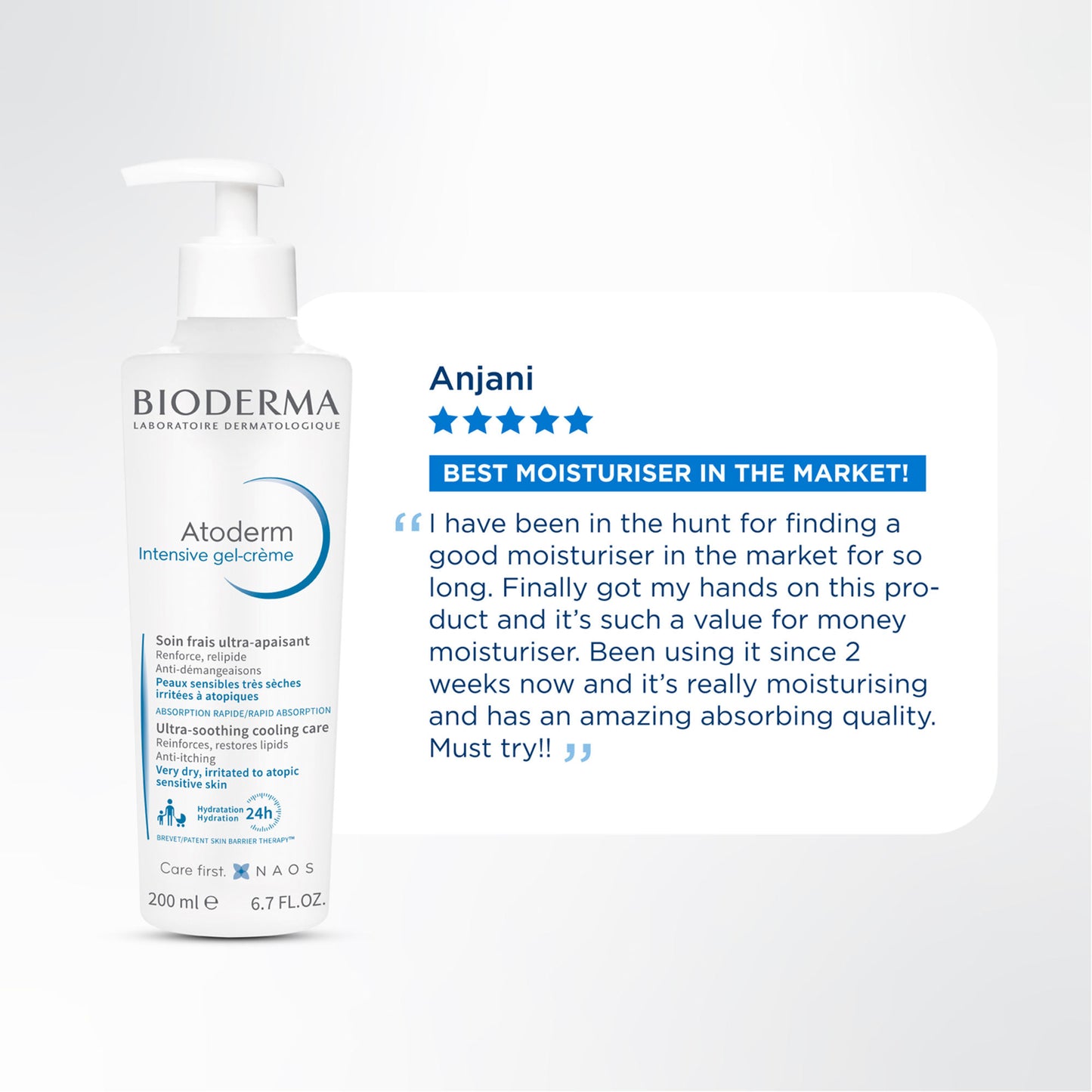 Bioderma Atoderm Intensive Gel Creme Moisturizer