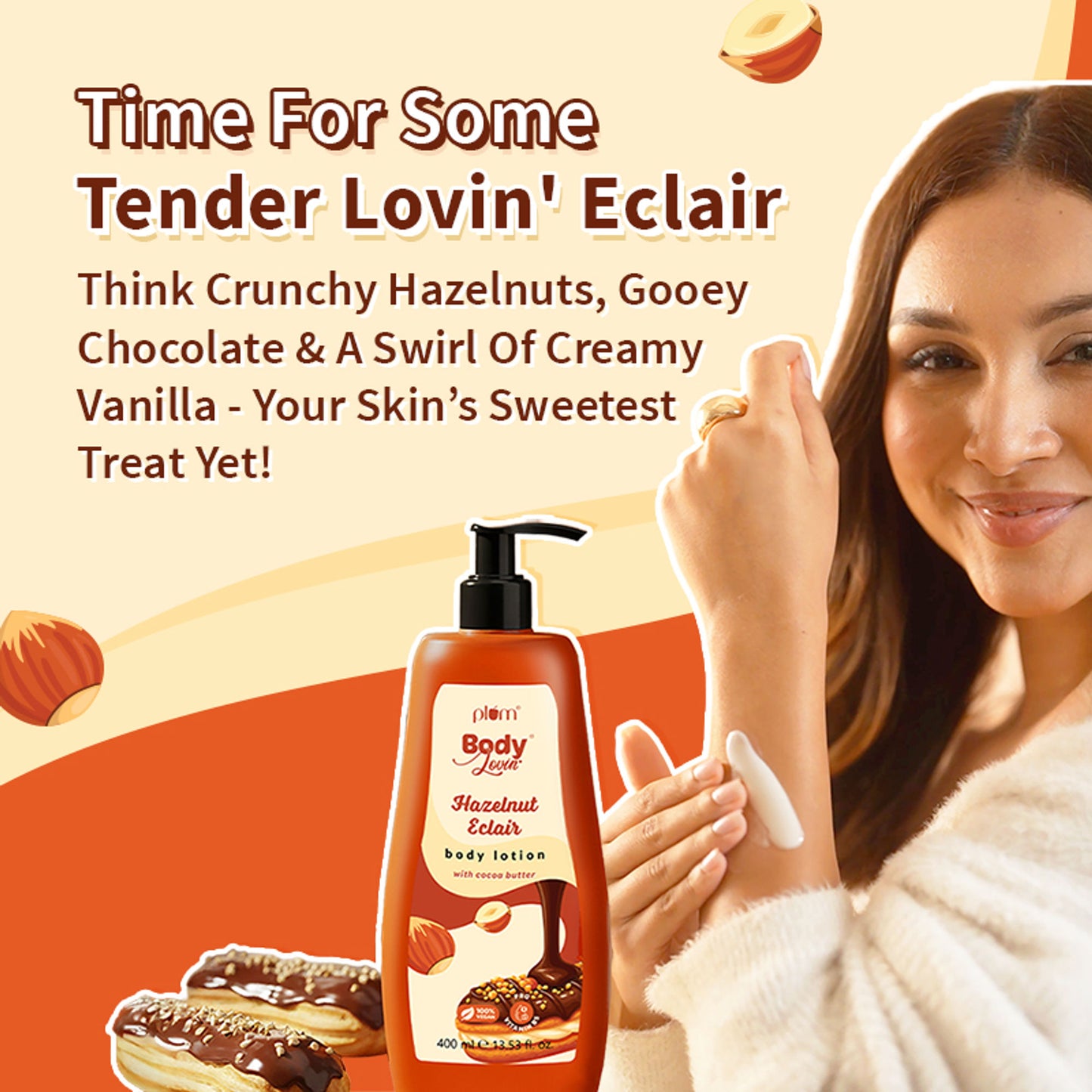 Plum Bodylovin' Hazelnut Eclair Body Lotion - Distacart