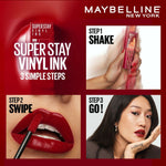 Thumbnail for Maybelline New York Super Stay Vinyl Ink Liquid Lipstick, Instant Shine Lasts Up To 16H - Sweet N Sour Sauce - Distacart