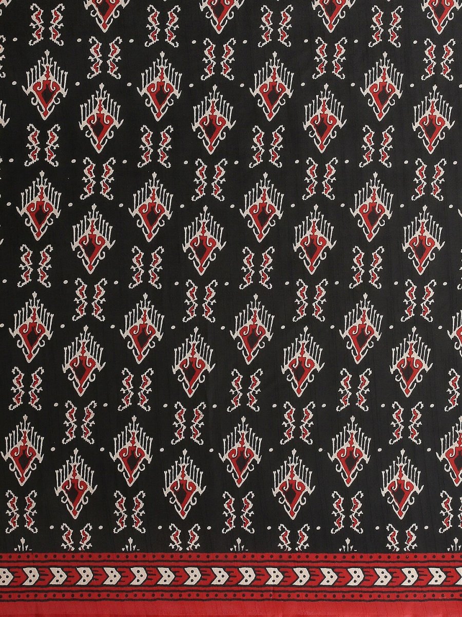 Anouk Ethnic Motifs Printed Art Silk Bhagalpuri Saree - Distacart