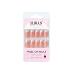 Thumbnail for shills professional reusable press on nails french almond spn737