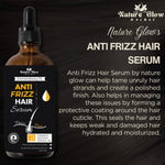 Thumbnail for Nature Glow Herbal Anti Frizz Hair Serum - Distacart