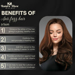Thumbnail for Nature Glow Herbal Anti Frizz Hair Serum - Distacart