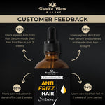 Thumbnail for Nature Glow Herbal Anti Frizz Hair Serum - Distacart