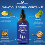 Thumbnail for Nature Glow Herbal Total Repair 5 Hair Serum - Distacart