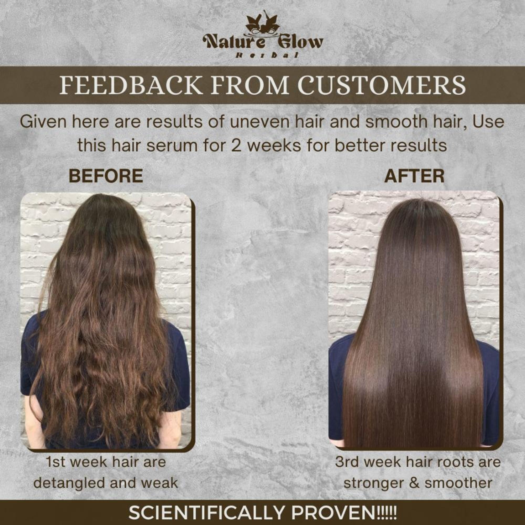 Nature Glow Herbal 6-In-1 Deep Smooth Hair Serum - Distacart