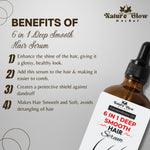Thumbnail for Nature Glow Herbal 6-In-1 Deep Smooth Hair Serum - Distacart