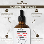 Thumbnail for Nature Glow Herbal 6-In-1 Deep Smooth Hair Serum - Distacart