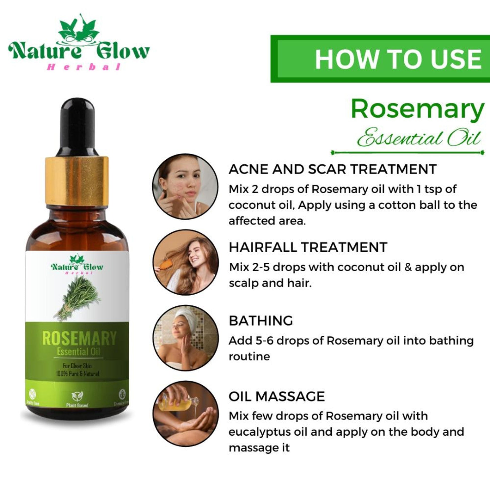 Nature Glow Herbal Pure And Natural Aromatherapy Oil - Distacart