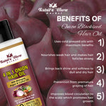 Thumbnail for Nature Glow Herbal 4-In-1 Onion Hair Oil - Distacart