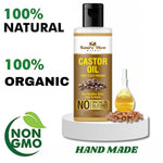 Thumbnail for Nature Glow Herbal Cold Pressed 100% Pure Castor Arandi Oil - Distacart