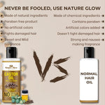 Thumbnail for Nature Glow Herbal Cold Pressed 100% Pure Castor Arandi Oil - Distacart