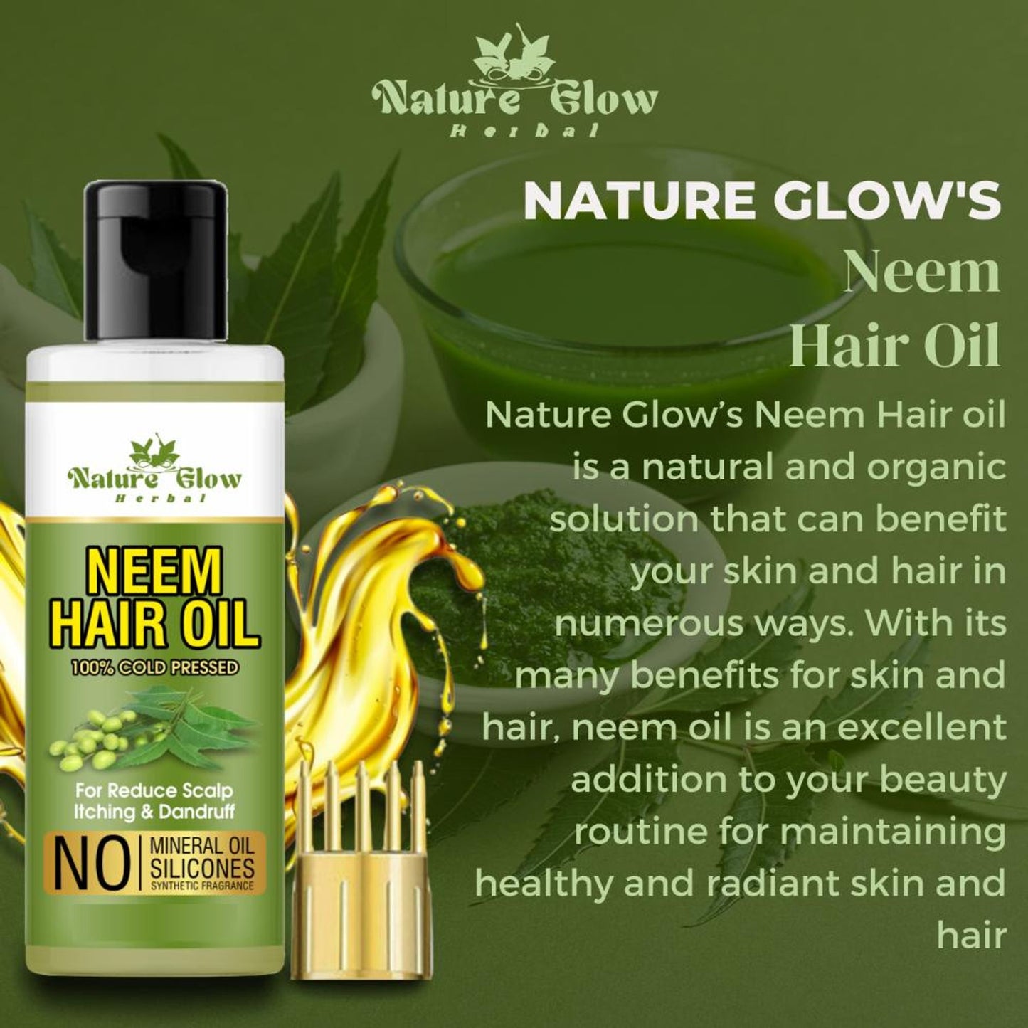 Nature Glow Herbal Neem Oil - Distacart