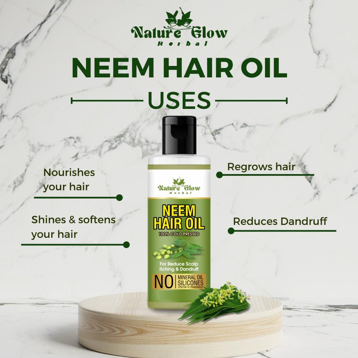 Nature Glow Herbal Neem Oil - Distacart