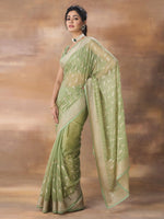 Thumbnail for kasee Floral Embroidered Art Silk Saree - Distacart