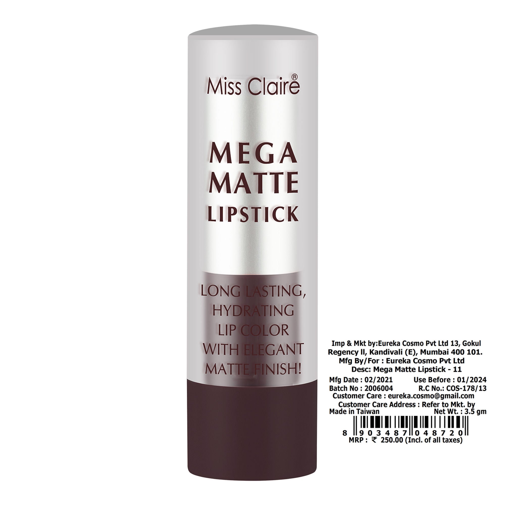 Miss Claire Mega Matte Lipstick - 11