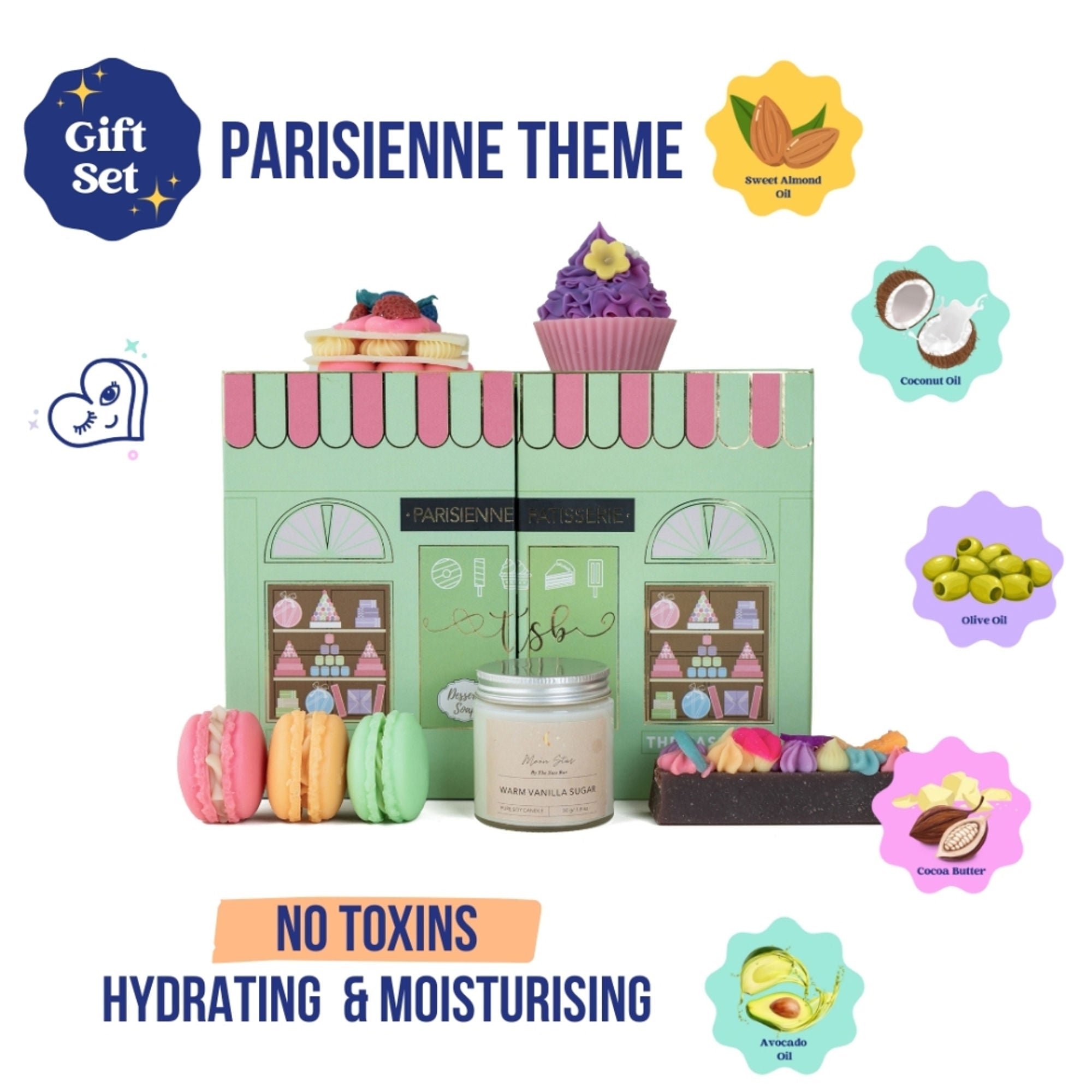 The Sass Bar Parisienne Patisserie Box