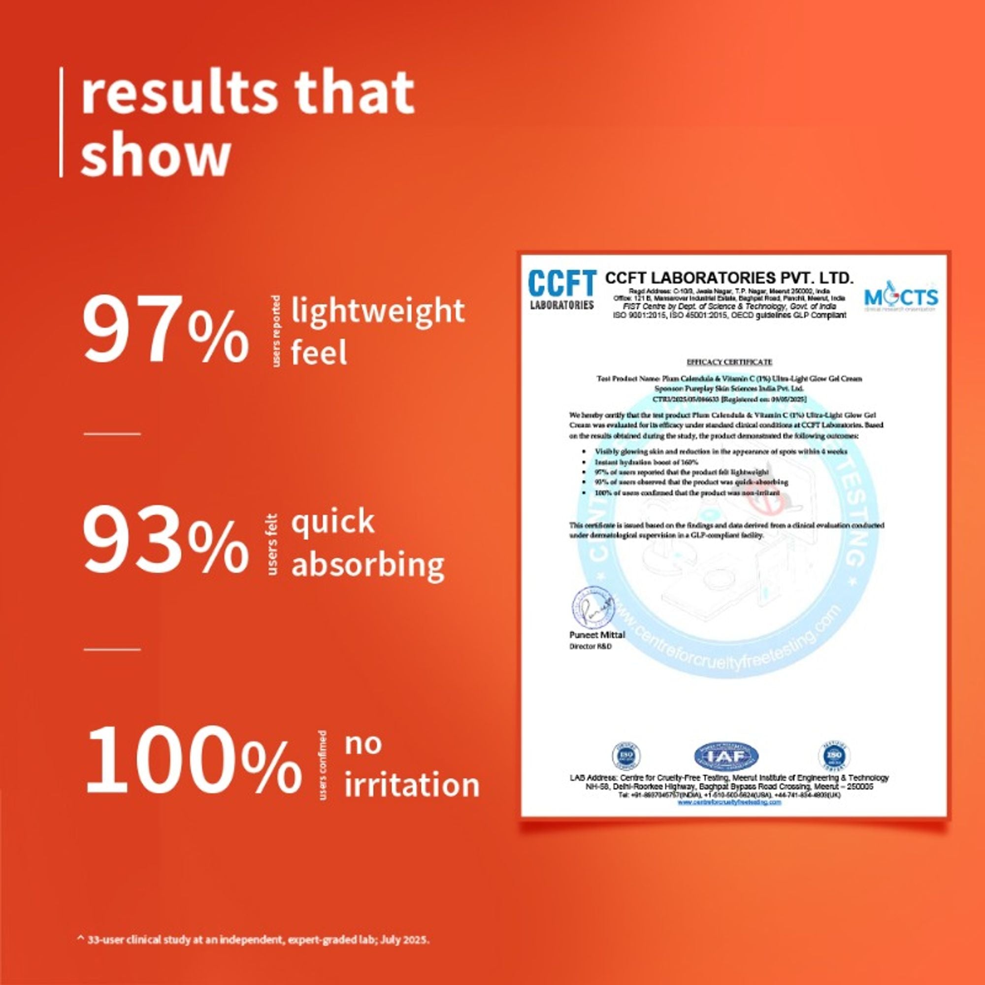 Plum 1% Vitamin C Ultra-Light-Glow Boosting Gel Cream - Distacart