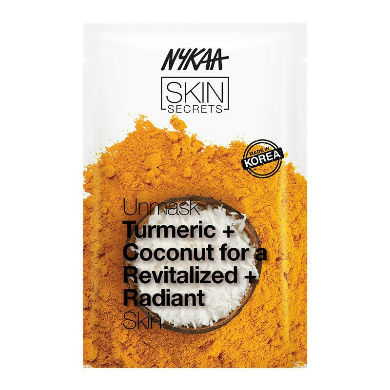 Nykaa Skin Secrets Indian Rituals Turmeric + Coconut Sheet Mask For Revitalized & Radiant Skin - Distacart